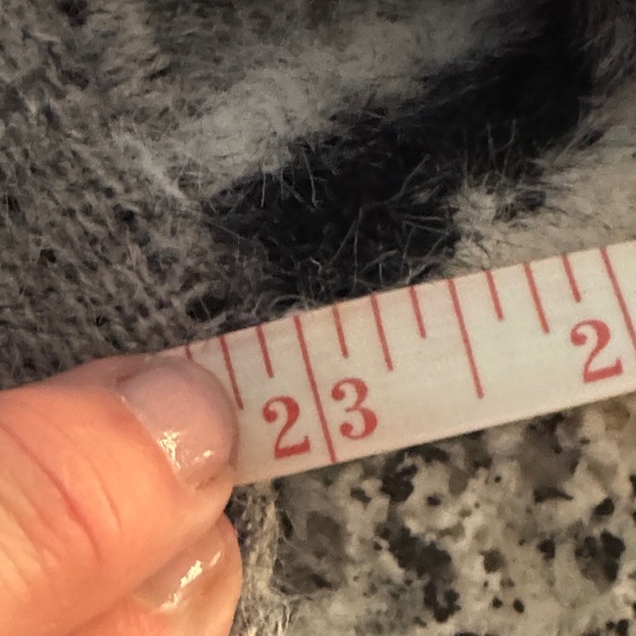 Leopard Print Gray Sweater - Picture 9 of 9
